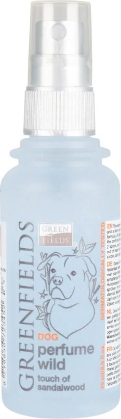 Hondenparfum Spray In 4 Geuren - Greenfields - Alchoholvrije En PH Neutrale Formule Tegen Onaangename Geurtjes - 50ml - Exotic -Huisdierbenodigdheden Korting 347x1200