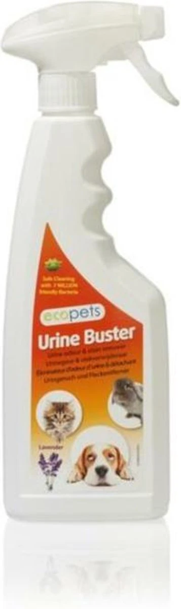 Ecopets UrineBuster Urinegeur Verwijderaar Lavendel 500 Ml (ecopet) 3 Ecopets UrineBuster Urinegeur Verwijderaar Lavendel 500 Ml (ecopet)