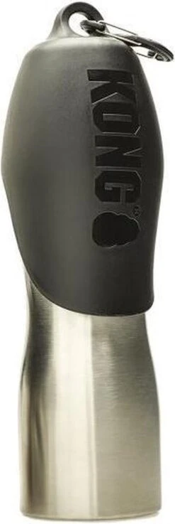 KONG H2O 740 Ml Rvs Waterfles Zwart -Huisdierbenodigdheden Korting 402x1200 1