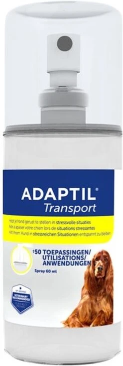 Adaptil Antistressmiddel - Transport Spray Hond - 60 Ml 25 Adaptil Antistressmiddel - Transport Spray Hond - 60 Ml -Huisdierbenodigdheden Korting 403x1200 2