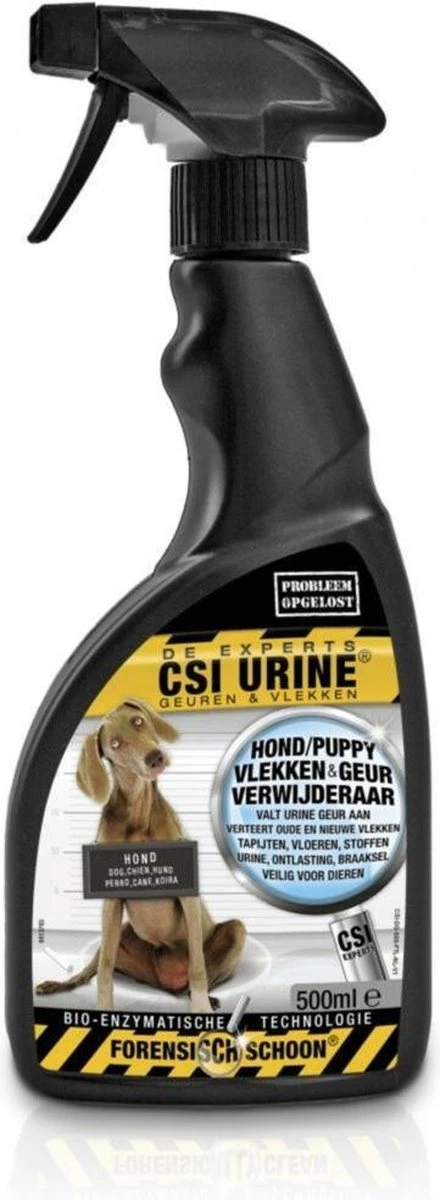 CSI Urine Vlek En Geurspray Puppy En Hond 500 Ml 3 CSI Urine Vlek En Geurspray Puppy En Hond 500 Ml
