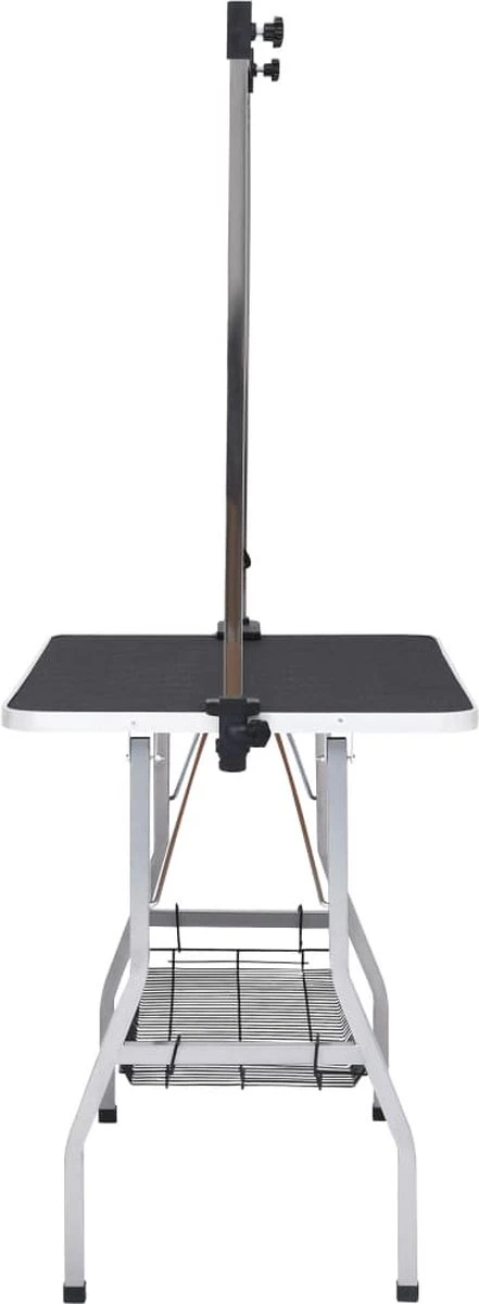VIDAXL Hondentrimtafel Verstelbaar Met 2 Lussen En Opbergschap 6 VIDAXL Hondentrimtafel Verstelbaar Met 2 Lussen En Opbergschap - Image 4
