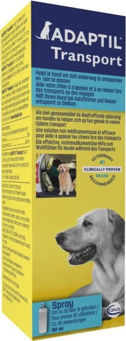 Adaptil Antistressmiddel - Transport Spray Hond - 60 Ml 27 Adaptil Antistressmiddel - Transport Spray Hond - 60 Ml -Huisdierbenodigdheden Korting 444x1200