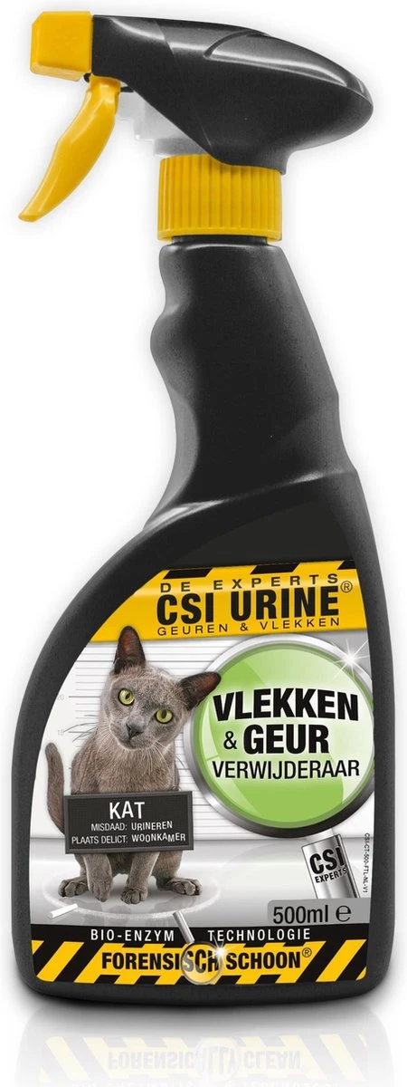CSI Urine Vlek En Geurspray Kitten En Kat 500 Ml 7 CSI Urine Vlek En Geurspray Kitten En Kat 500 Ml - Afbeelding 5