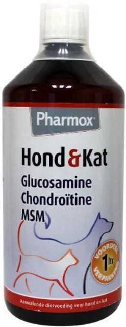 Pharmox Hond & Kat Glucosamine 1000 Ml - Belangrijke Bouwsteen Voor Honden En Katten - Geschikt Voor Ieder Type Hond Of Kat -Huisdierbenodigdheden Korting 465x1200 3