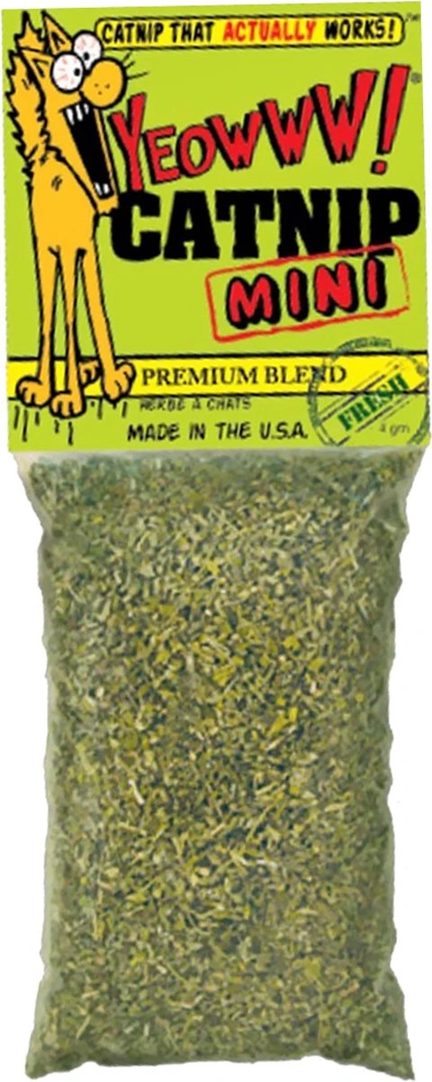 Yeowww! Catnip Zakje MINI - Catnip Kattenkruid Voor Katten - 4 Gram 3 Yeowww! Catnip Zakje MINI - Catnip Kattenkruid Voor Katten - 4 Gram
