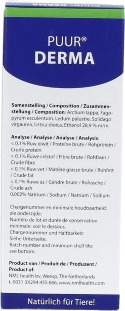 Puur Natuur Derma (voorheen Jeuk) - 50 Ml -Huisdierbenodigdheden Korting 485x1200 3