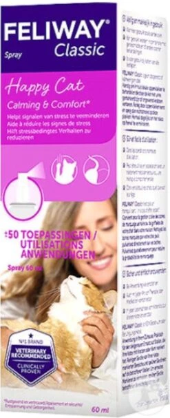 Feliway Spray - Kat - 20 Ml -Huisdierbenodigdheden Korting 488x1200 3