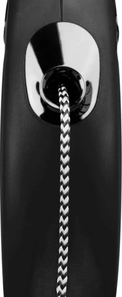 Flexi New Classic Koord - Hondenriem - Zwart - S - 8 M - (<12 Kg) -Huisdierbenodigdheden Korting 495x1200