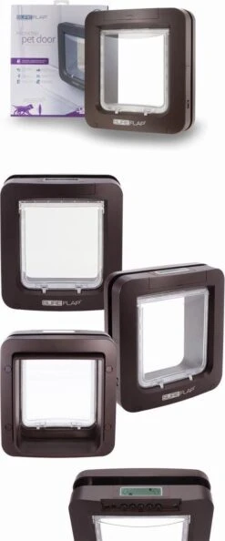 SureFlap Microchip Huisdierluik L - Bruin - 18 X 17 Cm -Huisdierbenodigdheden Korting 499x1200 2