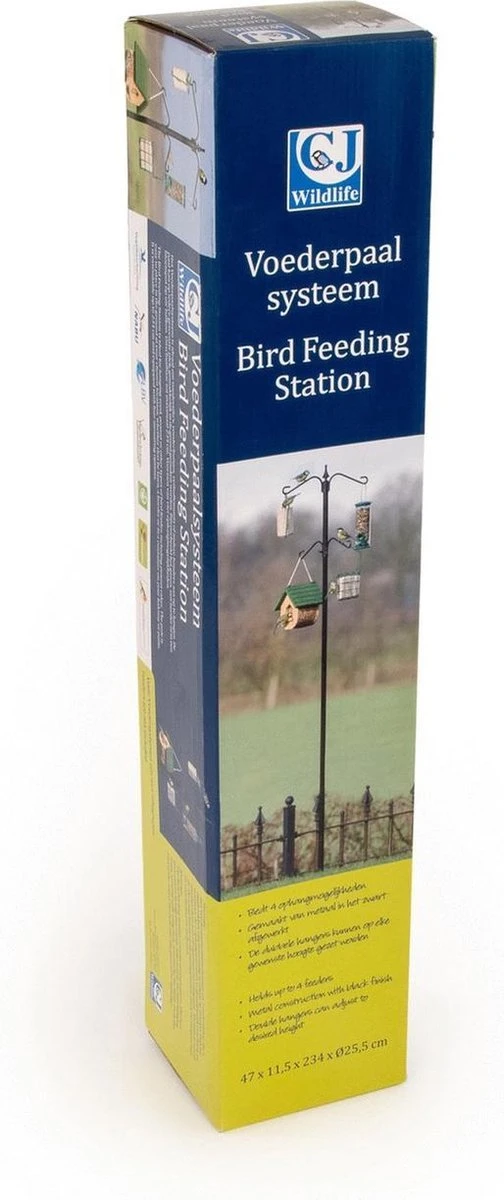Wildbird Voederpaalsysteem - Voederhuis - 46x235 Cm Zwart 4 Wildbird Voederpaalsysteem - Voederhuis - 46x235 Cm Zwart - Image 2