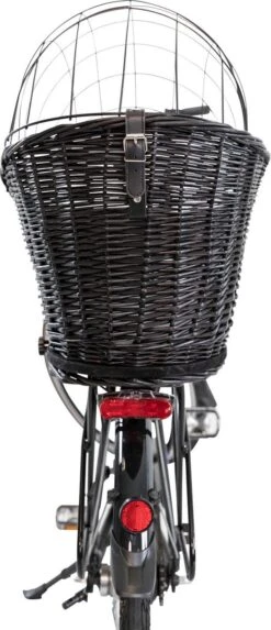 Trixie Fietsmand - Voor Bagagedrager -n35x49x55 Cm - Zwart -Huisdierbenodigdheden Korting 517x1200