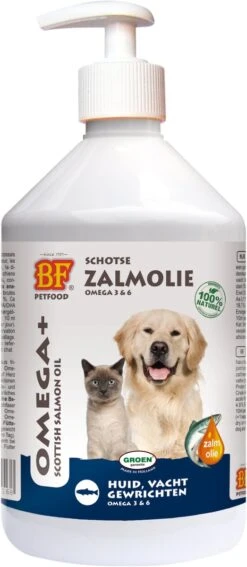 Biofood Zalmolie + Doseerpomp - 500 Ml -Huisdierbenodigdheden Korting 523x1200 2
