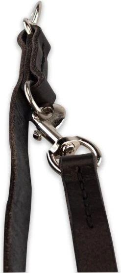 Multifunctionele Hondenriem - 220cm - Zwart - Leren Hondenriem - 100% Volnerfleer - Hondenriem Leer - Leiband Hond -Huisdierbenodigdheden Korting 533x1200