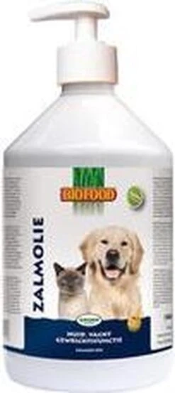 Biofood Zalmolie + Doseerpomp - 500 Ml -Huisdierbenodigdheden Korting 536x1200 2