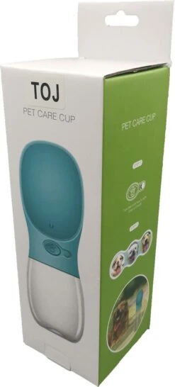 Honden Waterfles 350ml - Bidon/Fles - Hond/Katten/Huisdieren Drinkfles - Blauw -Huisdierbenodigdheden Korting 543x1200 1