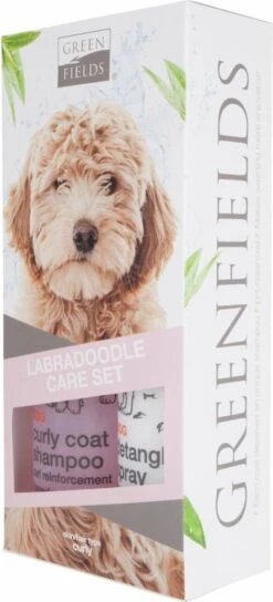 Greenfields Labradoodle Vacht Verzorgingsset - Shampoo En Anti-Klit Spray Voor Langharige Of Krullende Vacht -Huisdierbenodigdheden Korting 545x1200