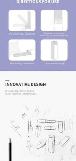 Vouwbare Honden Waterfles 420ml - Honden Fles Water - Honden Bidon - Honden Drinkfles - Paars 18 Vouwbare Honden Waterfles 420ml - Honden Fles Water - Honden Bidon - Honden Drinkfles - Paars -Huisdierbenodigdheden Korting 569x1200