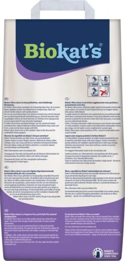 Biokat's Micro Classic - 14 L - Kattenbakvulling - Klontvormend - Zonder Geur -Huisdierbenodigdheden Korting 576x1200 1