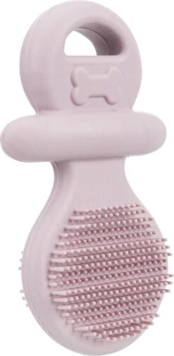 Merkloos Fopspeen Natuurrubber Paars 9 Cm ( Honden Bijtring Puppy ) -Huisdierbenodigdheden Korting 587x1200