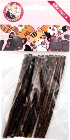 Make Me Purr Matatabi Sticks (10 Stuks) - Silver Vine Kattenkruid Stokjes - Catnip Effect Kauwstokjes - Kattensnack Kattensnoepjes - Kattenspeelgoed Kattenspeeltjes -Huisdierbenodigdheden Korting 605x1200 3