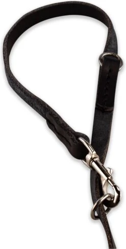 Multifunctionele Hondenriem - 220cm - Zwart - Leren Hondenriem - 100% Volnerfleer - Hondenriem Leer - Leiband Hond -Huisdierbenodigdheden Korting 609x1200