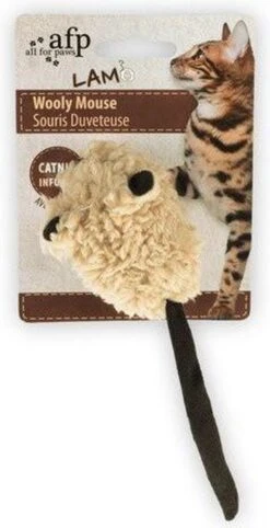 All For Paws Catnip Wooly Mouse -Huisdierbenodigdheden Korting 615x1200 2