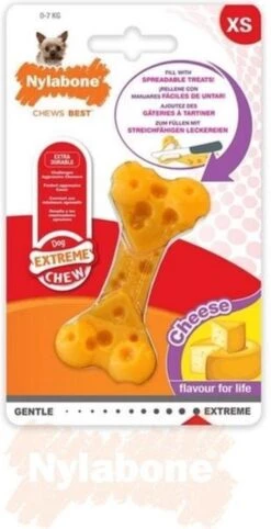 Nylabone Durable Cheese Bone - M -Huisdierbenodigdheden Korting 615x1200