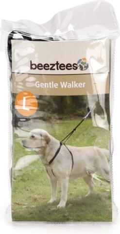 Beeztees Gentle Walker - Hondentuig - Zwart - L -Huisdierbenodigdheden Korting 616x1200