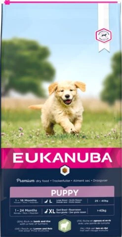 Eukanuba Dog Puppy & Junior - All Breeds - Lamb & Rice - 12 Kg -Huisdierbenodigdheden Korting 618x1200 2