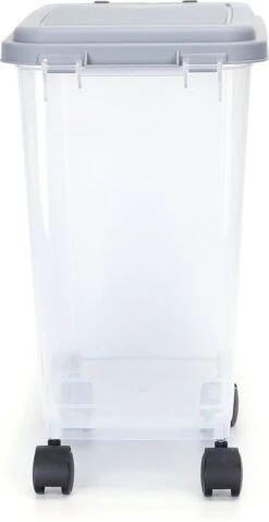 Nobleza Voercontainer - 20L - 7.2KG - Voedselcontainer Hond- Opslagcontainer - Zwenkwielen - Transparant -Huisdierbenodigdheden Korting 620x1200 1