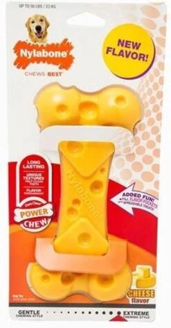 Nylabone Durable Cheese Bone - M -Huisdierbenodigdheden Korting 626x1200 3