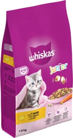 Whiskas Junior - Kattenbrokken - Kip - Zak 6 X 1,9 Kg -Huisdierbenodigdheden Korting 633x1200 6