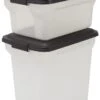 Iris Ohyama Air Tight Food Container Set Van 2 - ATS-C - Kunststof - 20 En 45 Liter - Transparant/Grijs - Met Schepje -Huisdierbenodigdheden Korting 634x1200 1