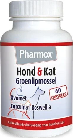 Pharmox Hond & Kat Groenlipmossel 60 Capsules
