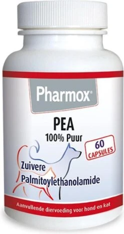Pharmox Hond & Kat PEA 100% Puur 60 Capsules -Huisdierbenodigdheden Korting 638x1200 2