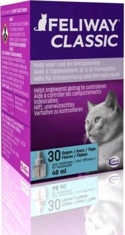 Feliway Classic - Navulling - 48 Ml - Anti-stress Kat -Huisdierbenodigdheden Korting 638x1200 4
