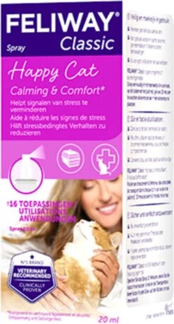 Feliway Spray - Kat - 20 Ml -Huisdierbenodigdheden Korting 647x1200 5
