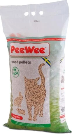 Peewee Houtkorrels Kattenbakvulling - 9 Kg (14l) -Huisdierbenodigdheden Korting 647x1200 6