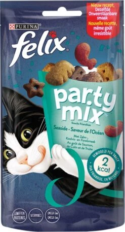 Felix Cat Snacks Party Mix - Kattensnacks Original En Seaside - 16 X 60g 19 Felix Cat Snacks Party Mix - Kattensnacks Original En Seaside - 16 X 60g -Huisdierbenodigdheden Korting 648x1200 2