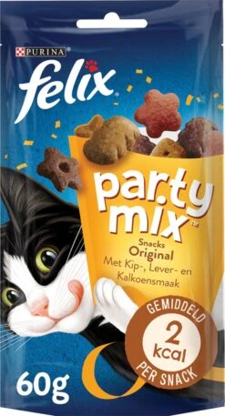 Felix Cat Snacks Party Mix - Kattensnacks Original En Seaside - 16 X 60g 18 Felix Cat Snacks Party Mix - Kattensnacks Original En Seaside - 16 X 60g -Huisdierbenodigdheden Korting 649x1200 4
