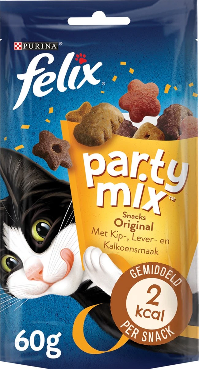 Felix Cat Snacks Party Mix - Kattensnacks Original En Seaside - 16 X 60g 10 Felix Cat Snacks Party Mix - Kattensnacks Original En Seaside - 16 X 60g - Image 8