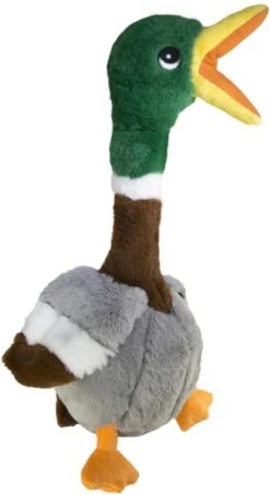 Kong Shakers Honkers Duck - Hondenspeelgoed - Grijs Bruin Groen Large -Huisdierbenodigdheden Korting 654x1200 4