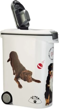 Curver Voedselcontainer Hond Wit 20kg -Huisdierbenodigdheden Korting 655x1200 1