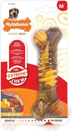 Nylabone Extreme Kauwbot Textuur Met Rund- En Kaassmaak -Huisdierbenodigdheden Korting 658x1200 10