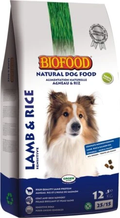 Biofood Hondenvoer - Lam & Rijst - 12.5 Kg -Huisdierbenodigdheden Korting 660x1200 2