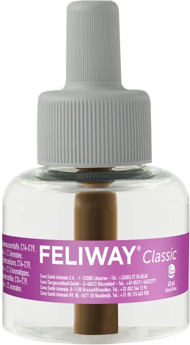 Feliway Classic - Navulling - 3 X 48 Ml - Anti-stress Kat 4 Feliway Classic - Navulling - 3 X 48 Ml - Anti-stress Kat - Image 2