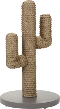 Designed By Lotte Houten Cactus - Krabpaal - Taupe - 35 X 35 X 60 Cm -Huisdierbenodigdheden Korting 661x1200 6