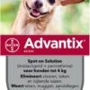 Bayer Advantix Vlooien & Teken Pipetten - Hond Tot 4Kg - 6 Stuks -Huisdierbenodigdheden Korting 666x1200