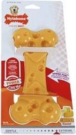 Nylabone Extreme Kauwbot Met Kaassmaak - Voor De Krachtigste Kauwers - Vulbaar Met Smeersels Zoals Pindakaas - XS/M/L - Large -Huisdierbenodigdheden Korting 675x1200 17